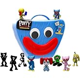 Poppy Playtime - Minifigure Collector Case Set Featuring Huggy Wuggy (10 Figures with Exclusives, Series 1), Multi_color, (FP7700)