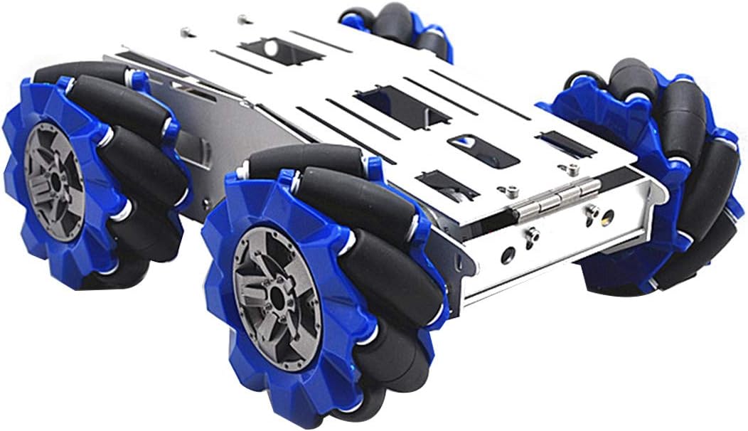 FEICHAO D-40 103MM DIY Car Vehicle Intelligent Omni-Wheel Armored Trolley Chassis Full Set Wheel Wheelbase Smart Car DC12V Motor 6-12V 100mA 170-350/RPM