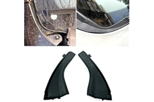 FITFOYO 1Pair Windshield Wiper Cover for Toyota RAV4 2006 2007 2008 2009 2010 2011 2012 Front Fender Cowl Hood Side Seal Extension Trim