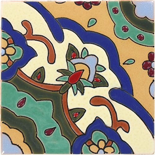 Tierra y Fuego Box of 9-4¼ x 4¼ Santa Barbara - Santa Barbara Malibu Tile