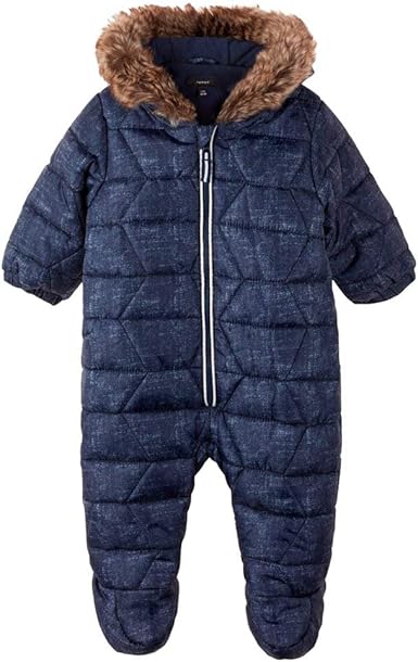 Name It Combi Pilote Capuche Avec Fausse Fourrure Tenues De Neige Bebe Marine Name It Amazon Fr Vetements Et Accessoires