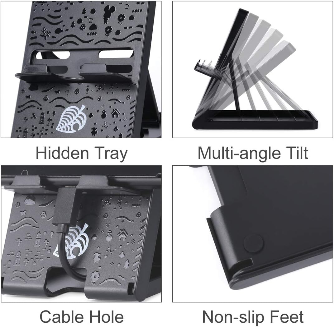 Tscope Playstand for Nintendo Switch, Animal Crossing Adjustable Switch New Horizons Holder Dock Bracket for Desk, Switch Lite Tablets Stand Mount: Computers & Accessories