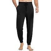 NACHILA Men's Pajamas Pants-Viscose Made from Bamboo, Soft Jogger Pants Comfy Sleep Pants Cool Pjs Bottoms with Pockets