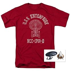 Popfunk Star Trek USS Enterprise Distressed Retro T