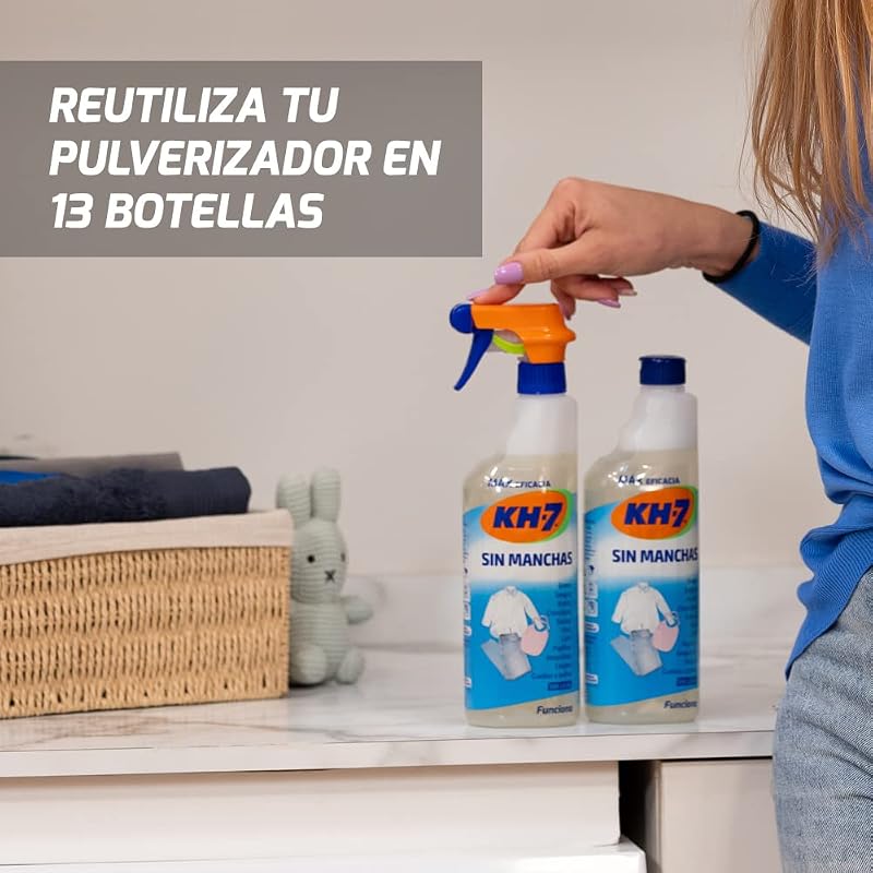 Sin Manchas | Quitamanchas Ropa | Elimina Todo Tipo de Manchas | Vino, Chocolate, Tomate, Grasa, Aceite, Sangre, Maquillaje y más | Pulverizador 715 mL