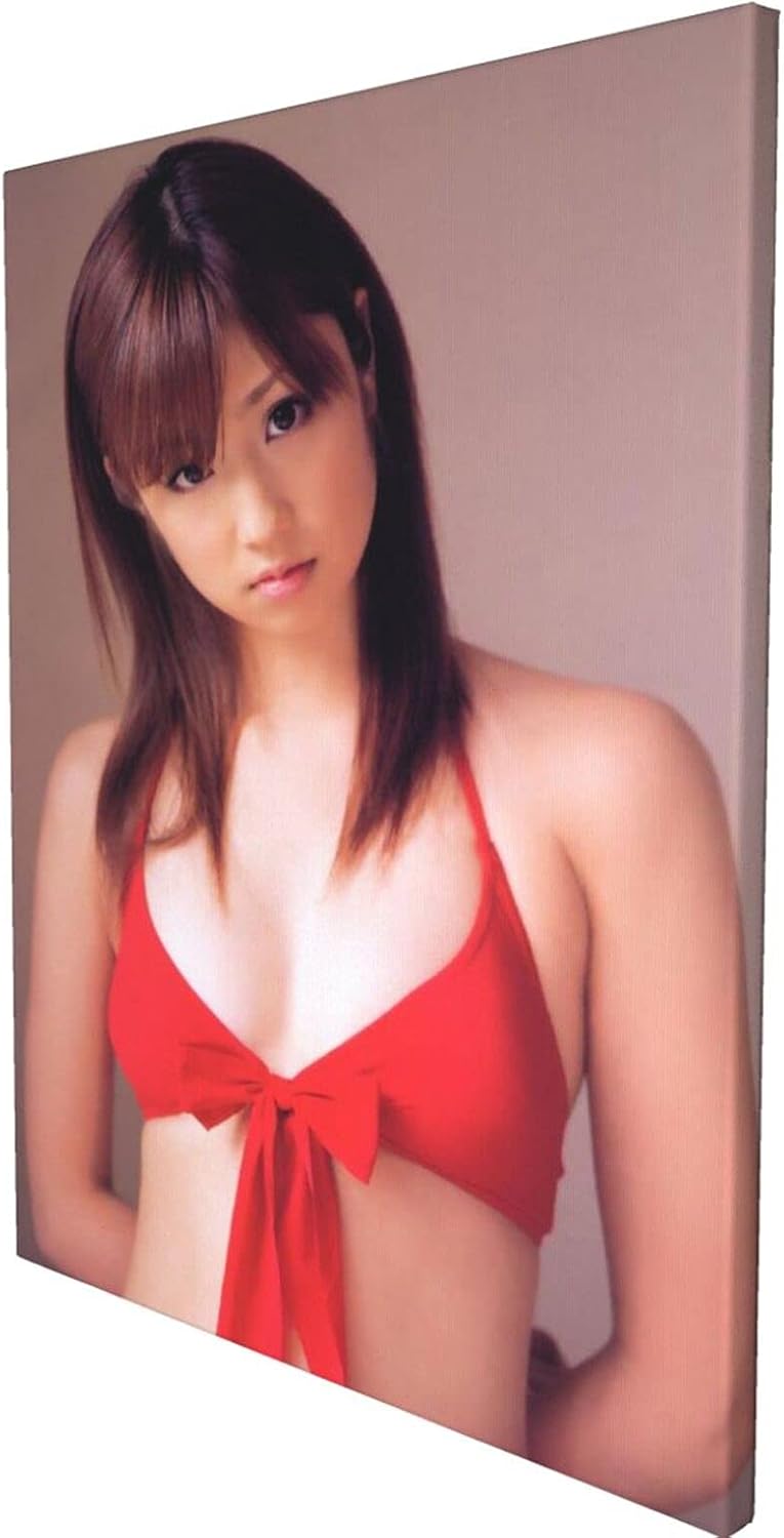 Amazon Co Jp 小倉 優子 Y Ko Ogura ゆうこりん りんこ 和風フレームレス装飾画ソファ背景壁画リビングルームダイニングルームダイニングルームハンギングペインティングクリエイティブシングルウォールペインティング 40 50cm Generic