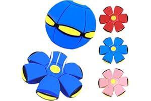 Magic Bouncing Ball, Bouncy Balls, Magical Flying Saucer, Family and Pet Interactive Toys, Safe & Durable Dual Form Freely Sw