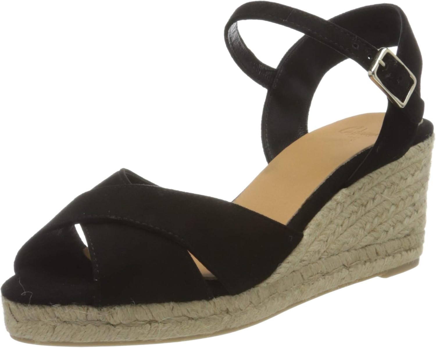 espadrille platform sandals black