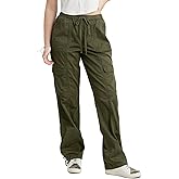 Unionbay Womens Straight Leg Stretch Twill Cargo Pant