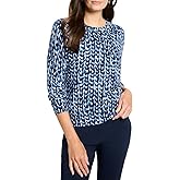 NIC+ZOE Womens Knit Stitch Pure Cotton Sweater