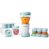 NutriBullet NBY-50100 Baby Complete Food-Making System, 32-Oz, White, Blue, Clear