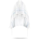 Ateret Judaica A supervised kosher Tallit Gadol Prayer Shawl from Israel,Wedding Model Diamond,Non-Slip.Wash and Iron easily.