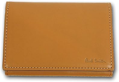 Amazon ポールスミス Paul Smith オールドレザー 牛革 名刺入れ メンズ キャメル 名刺入れ