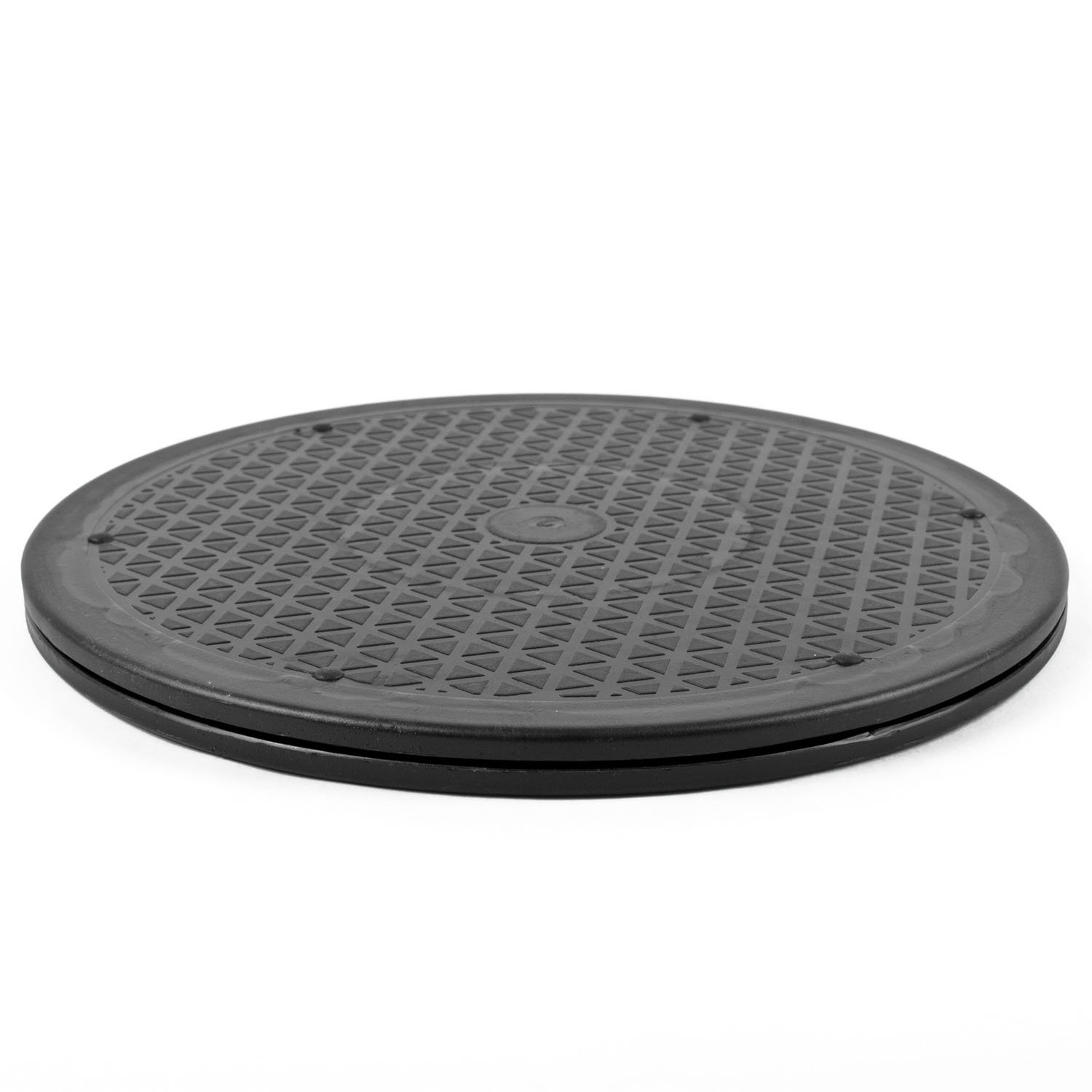 KOMODO 12" Inch multi Purpose 360 degree rotating platform / (300mm) 30 centimetre turntable/for use with TVs, computer monitors, laptop, plants, cake decorating, hifi speakers - lazy susan