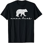 Mama Bear Shirt Cute White T-Shirt