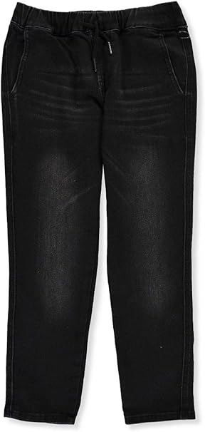 boys black jogger jeans