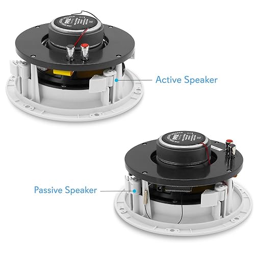 Pyle WiFi Bluetooth Ceiling Mount Speakers 8” in-Wall/in-Ceiling
