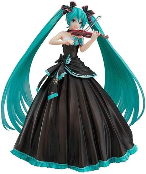 Amazon Co Jp 人格ロングスカートバイオリンガールアニメモデルpvcキャラクターモデル像飾りアートクリエイティブギフト手飾りファッション玩具モデル人形お土産23センチ ホーム キッチン