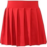 Bezioner Girls Tennis Skirt A-Line Pleated Skirt with Shorts Pocket Skort for Golf Athletic