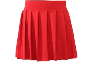 Bezioner Girls Tennis Skirt A-Line Pleated Skirt with Shorts Pocket Skort for Golf Athletic