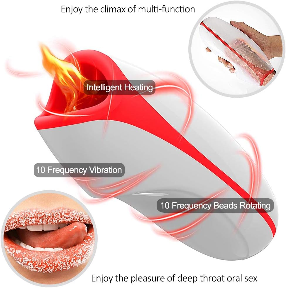 USB Charge Automatic Piston Su-cking&Vibranting Silicone Massage Cup Pocket Puss-ey Stroker for Men, Electric Sexy Underwear Equipment, Tshirt
