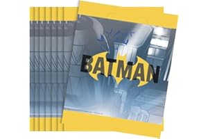 Batman Loot Bags, 8ct Multicolor
