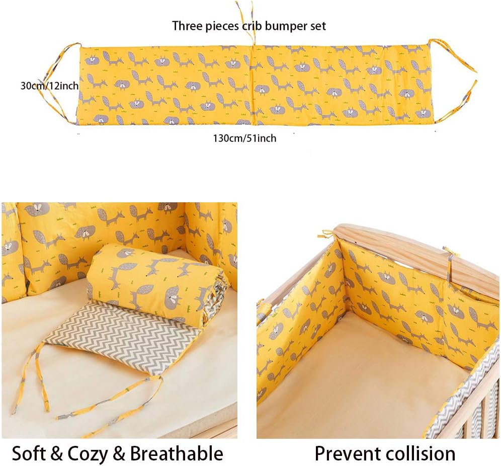 all round padded cot bumper