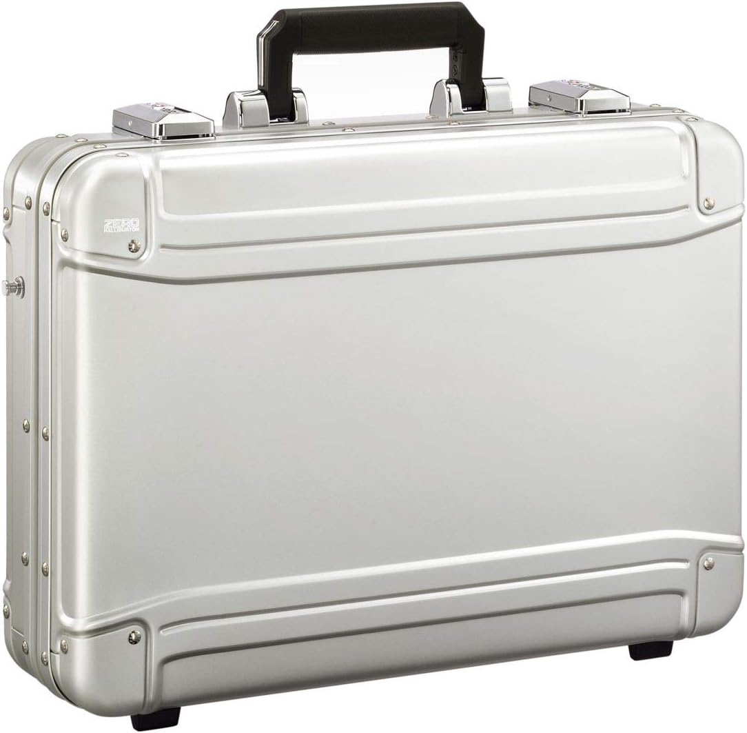 Zero Halliburton Geo Aluminum Large Computer Case in Silver