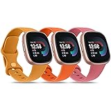 3 PACK Sport Band Compatible with Fitbit Sense 2