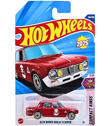 Amazon.com: Hot Wheels - Alfa Romeo Giulia T1 Super - Compact