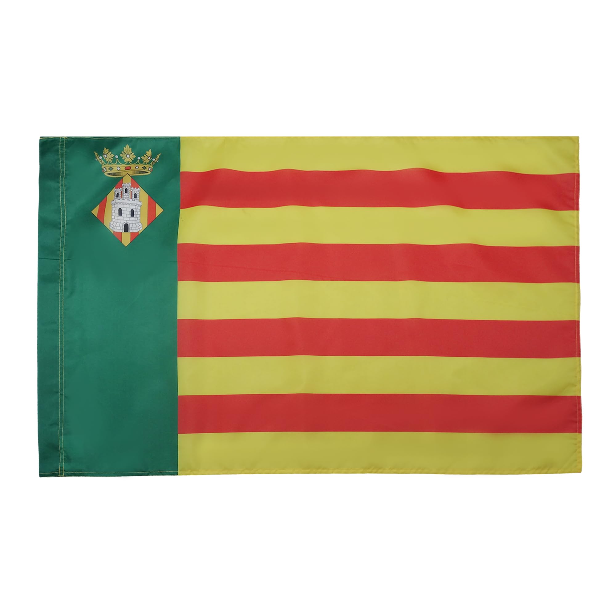 AZ FLAG - Province of Castellón Flag - 3x5 Ft - Castellon Banner with Sleeve - 100% Polyester - Fade Resistant - Vivid Colors - 3' x 5' Feet - 150x90 Cm