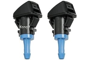 KONGV 5303834AB 68024312 RH or LH Windshield Sprinkler Wiper Nozzle for Dodge Challenger Chrysler Guider Patriot and Jeep(2008-2017) Blue