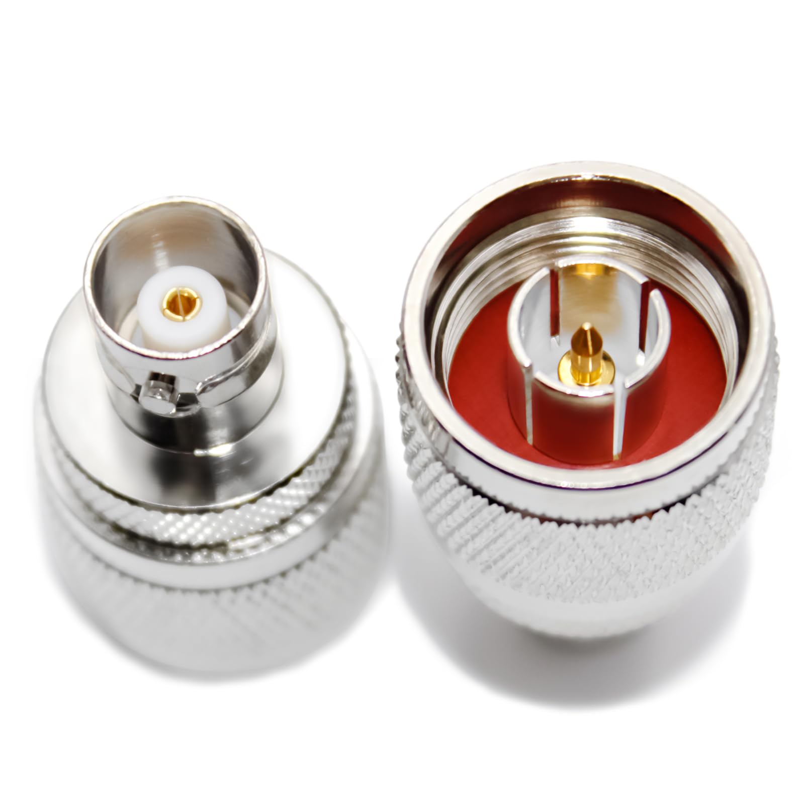 UU TOJOIN 2PCS N Type Male to BNC Type Female RF Coaxial Adapter Connector 4GHz 50 Ohm for RF Cable, Coupler Antenna, Extension Cable, WiFi