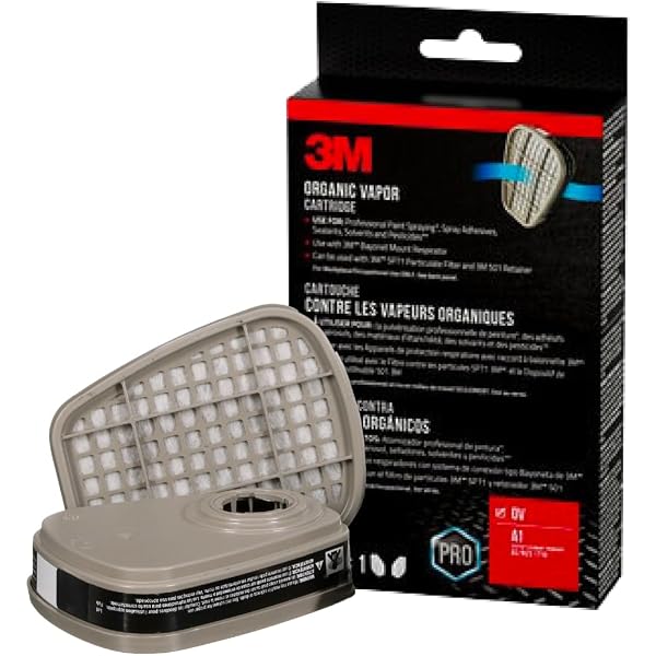 8 Filtres Respirateur P100 - Filtres à Particules Coton Pour Masques 6000/7000 Series