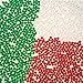 Holiday Tri-Bead Assortment, 3lbs (Bag of 9300)
