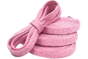 SYNTHORA Flat Shoe Laces 45 Inch, 4 pcs Durable Woven Shoelaces, Non-Slip Fade-Resistant Athletic Shoe Laces for Sneakers, Sp