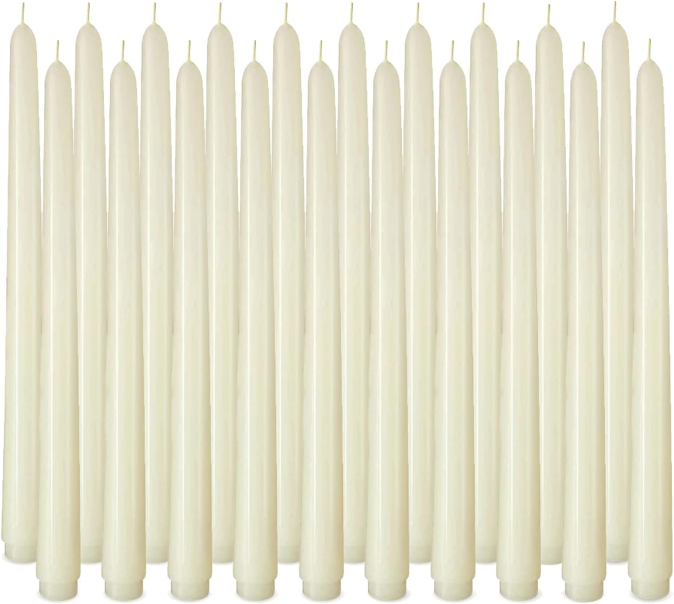 Candles & Holders - Arosky 20 Pack Ivory Taper Candles, 7-8 Hours Burn Time, Unscented, Smokeless and Dripless, 4/5 x 10 Inch Dinner Candle Set for Household, Wedding, Party and Home Décor Candlesticks