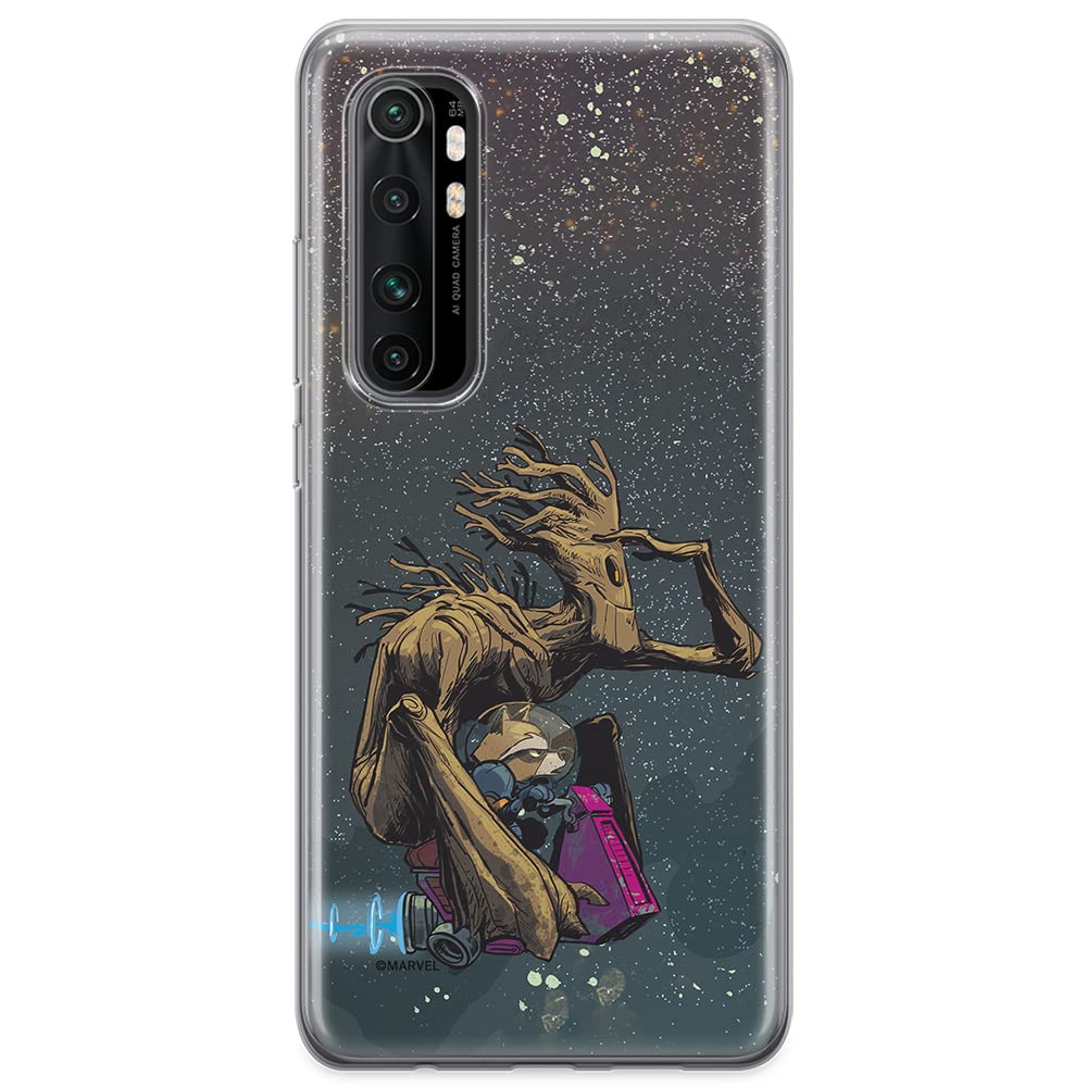 ERT GROUP mobile phone case for Xiaomi MI NOTE 10 Lite original and officially Licensed Marvel pattern Guardians of the Galaxy 004 optimally adapted to the shape of the mobile phone, case made of TPU