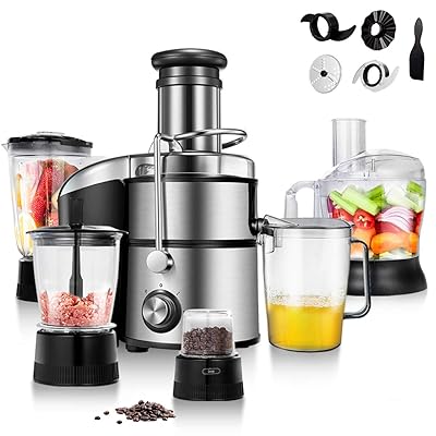 Combiné robot culinaire professionnel électrique COSTWAY et presse-agrumes