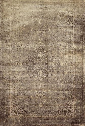 Transitional 2'4"x7'9" Runner Area Rug in Mushroom color from Nouveau Collection