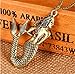 UNKE Vintage Bronze Mermaid Pattern Long Chain Lady Charm Necklace Jewelry