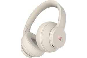 Monster Mission 100 Bluetooth Headphones, On Ear Headphones with Immersive Bass, Crystal Clear Call, 40H Playtime, Bluetooth 