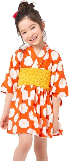 Amazon ハウディドゥディーズ 浴衣 ワンピース 帯 セット 子ども 女の子 P 02 着物 浴衣 通販