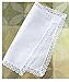 6 Pcs Gift Set Womens Lace Wedding 100%Cotton Handkerchiefs White