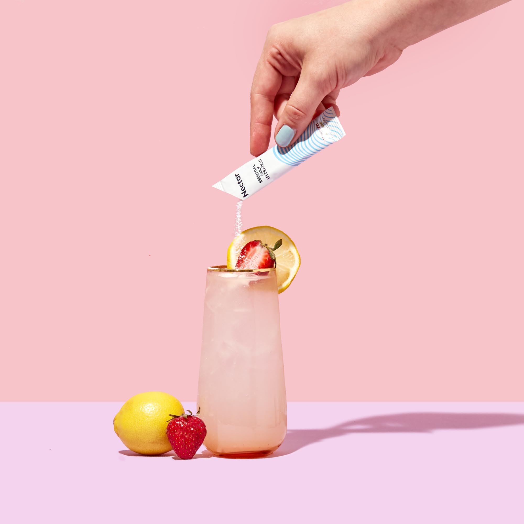 Nectar Hydration Packets - Electrolytes Powder Packets - Sugar Free & 0 Calorie - Organic Fruit Liquid Daily IV Hydrate Sticks for Dehydration Relief & Rehydration (Tropical 30 Pack)