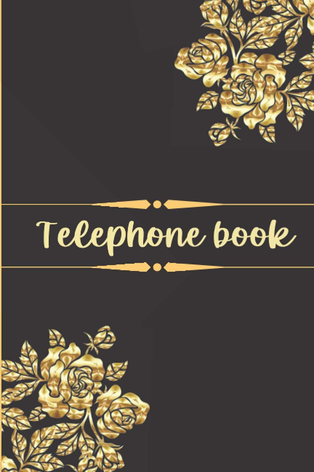 Telephone Book: telephone book with alphabetical tabs | telephone directory book | telephone book a-z | telephone book a5 | Alphabetical Organizer Journal Notebook for contact | size 6×9 in