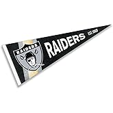 Las Vegas Raiders Throwback Vintage Retro Pennant Flag