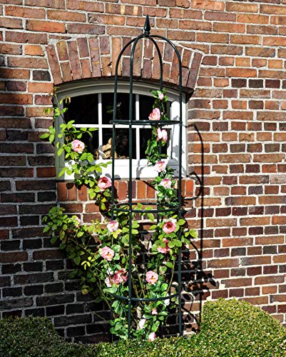 Spetebo Metall Rankhilfe 200 x 40 cm - Rosensäule Rosenbogen Rankgitter Rank Obelisk Rosengestell Rankturm – Bild 3