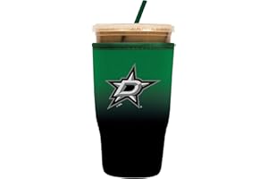 Sok It Java Sok NHL Iced Coffee & Cold Soda Insulated Neoprene Cup Sleeve (Dallas Stars, Large: 30-32oz)