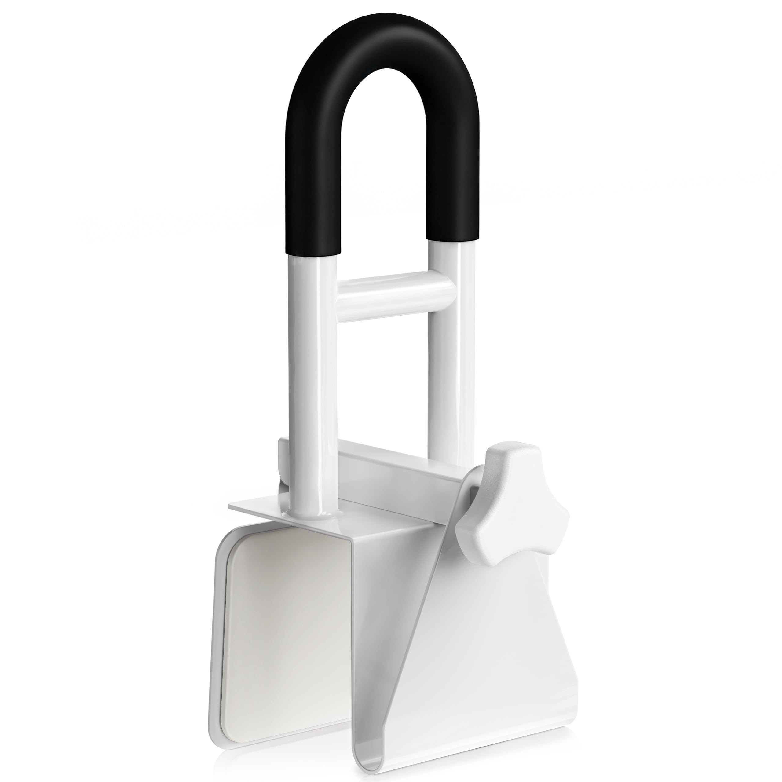 Photo 1 of Bathtub Safety Rail, Bathtub Handle Grab Bar with Non-Slip Grip for Seniors, Elderly, Fits 3.1 to 6.7 Inch Tub Walls, Supports 300 lbs
